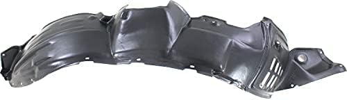 Set of 2 Front Fender Liner Plastic Left Driver & Right Passenger Side Direct Replacement Compatible with 2001-2007 Toyota Highlander TO1251113 TO1250113 5380548030 5380648030