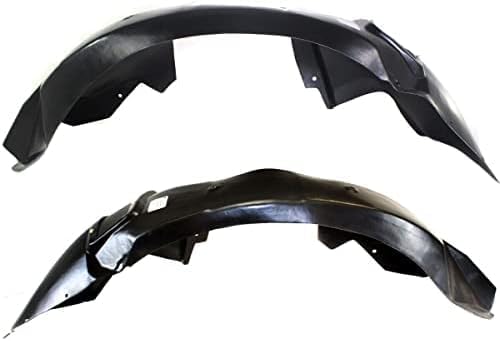 Set Of 2 Front Fender Liner Right Passenger & Left Driver Side Direct Replacement Compatible With 2010-2013 Chevrolet Camaro GM1249211 GM1248211 22863722 22863721