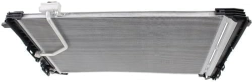Front A/C Condenser Aluminum Core Direct Replacement Compatible With 2008-2015 Mercedes Benz C-Class / 2010-2017 E-Class MB3030151 2045000654