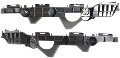 Set Of 2 Rear Bumper Side Support Bracket Plastic Left Driver & Right Passenger Side Direct Replacement Compatible With 2016-2018 Toyota RAV4 TO1143121 TO1142121 521550R050 521560R050