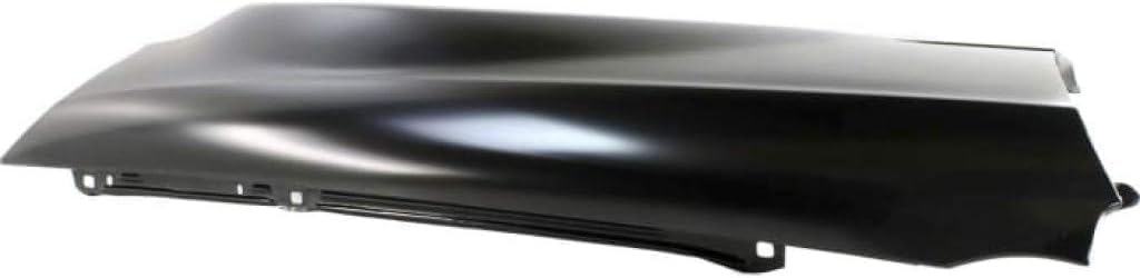 Front Fender Primed Steel With Molding Holes Right Passenger Side Direct Replacement Compatible With 1996-1998 Honda Civic HO1241143 60211S04A00ZZ