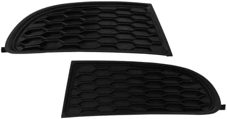 Set Of 2 Front Fog Light Cover Textured Plastic Right Passenger & Left Driver Side Direct Replacement Compatible With 2011-2020 Dodge Journey CH1039180 CH1038180 68079852AB 68079853AB