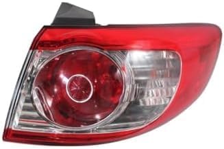 Set Of 2 Tail Light Outer Assembly Right Passenger & Left Driver Side Direct Replacement Compatible With 2010-2012 Hyundai Santa Fe HY2805117 HY2804117 924020W500 924010W500