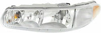 Set Of 2 Front Head Light Assembly Halogen Left Driver & Right Passenger Side Direct Replacement Compatible With 1997-2005 Buick Century / 1997-2004 Regal GM2503183 GM2502183