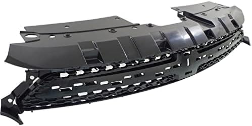 Front Grille Textured Shell And Insert Direct Replacement Compatible With 2013-2016 Dodge Dart CH1200378 68081408AE
