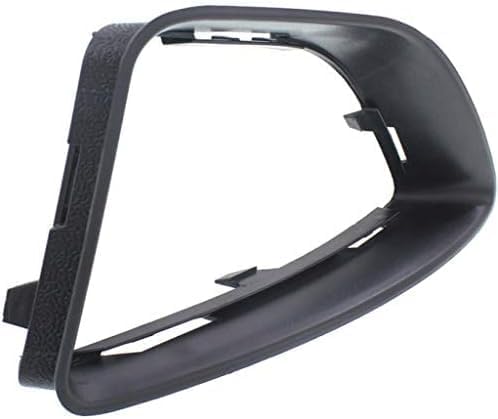 Set Of 2 Front Fog Lamp Molding Textured Left Driver & Right Passenger Side Direct Replacement Compatible With 2010-2012 Ford Fusion FO1039121 FO1038121 AE5Z17E810EA