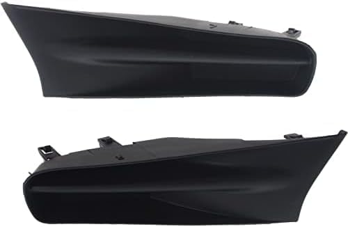 Set Of 2 Front Bumper Grille Textured Right Passenger & Left Driver Side Direct Replacement Compatible With 2010-2012 Lexus ES350 LX1039103 LX1038103 5314133100 5314233110