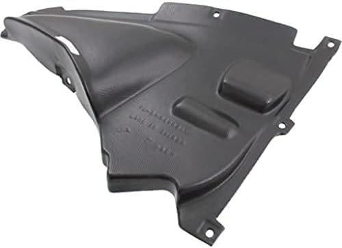 Front Lower Section Fender Liner Plastic Right Passenger Side Direct Replacement Compatible With 2012-2019 BMW 3-Series BM1251127 51717260740