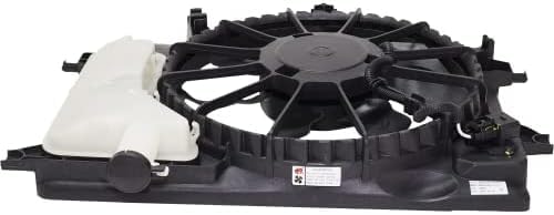 Front A/C Condenser Cooling Fan Assembly Plastic Direct Replacement Compatible with 2011-2013 Hyundai Elantra / 2013-2015 GT / 2014 Kia Forte HY3115133 253803X100