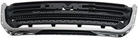 Front Grille Assembly Textured Shell And Insert Plastic With Chrome Frame Direct Replacement Compatible With 2016-2017 GMC Terrain GM1200723 23379208