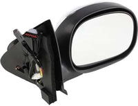 Set of 2 Front Power Mirror Manual Folding Non-Heated Chrome Right Passenger & Left Driver Side Direct Replacement Compatible With 1997-1999 Ford F-250/1997-2004 F-150 FO1320138
