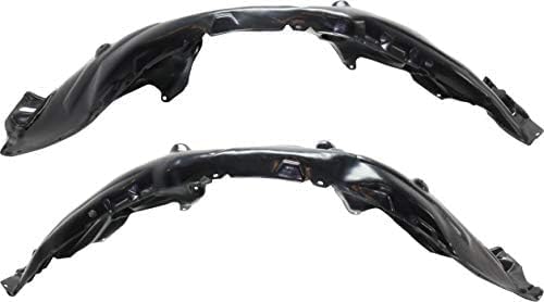 Set Of 2 Front Fender Liner Left Driver & Right Passenger Side Direct Replacement Compatible With 2018-2021 Chevrolet Traverse GM1249284 GM1248284 84865963 84604305 84604304
