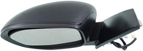 Front Power Mirror Manual Folding Non-Heated Primed Left Driver Side Direct Replacement Compatible With 2014-2017 Honda Odyssey HO1320277 76250TK8A41