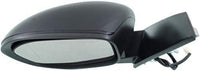 Front Power Mirror Manual Folding Non-Heated Primed Left Driver Side Direct Replacement Compatible With 2014-2017 Honda Odyssey HO1320277 76250TK8A41