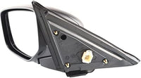 Front Power Mirror Manual Folding Heated Primed Plastic Left Driver Side Direct Replacement Compatible With 2008-2012 Honda Accord HO1320231 76258TA5A11