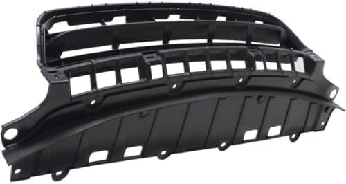 Front Bumper Grille Spoiler Assembly Textured Direct Replacement Compatible With 2009-2011 Honda Civic HO1036127 71107SNEA50