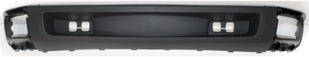 Front Bumper Impact Bar Chrome + Lower Valance Textured + End Caps Left Driver & Right Passenger Side Direct Replacement Compatible With 2007-2008 Chevrolet Silverado 1500 GM1002830