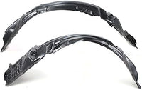 Set Of 2 Front Fender Liner Plastic Left Driver & Right Passenger Side Direct Replacement Compatible With 2008-2015 Mitsubishi Lancer MI1249123 MI1248123 5370A386 5370A385