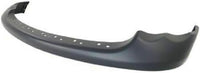 Front Bumper Chrome Steel + Upper Cover Primed + Lower Valance Textured + Step Pad Molding Direct Replacement Compatible With 2002-2005 Dodge Ram 1500 2500 3500 CH1002383 CH1000338