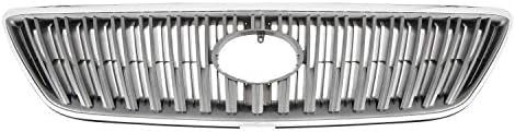 Front Grille Assembly Chrome Shell And Painted Dark Gray Insert Plastic Direct Replacement Compatible With 2004-2006 Lexus RX330 / 2007 RX350 LX1200113 5310148071