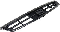 Front Grille Primed Shell And Insert ABS Plastic Direct Replacement Compatible With 1999-2000 Honda Civic HO1200147