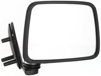 AUTOS PARTS PLUS Set Of 2 Front Mirror Manual Folding Non-Heated Chrome Plastic Left Driver & Right Passenger Side Direct Replacement Compatible With 1986-1994 Nissan D21 / 1995-1997 Pickup