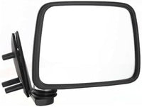 AUTOS PARTS PLUS Set Of 2 Front Mirror Manual Folding Non-Heated Chrome Plastic Left Driver & Right Passenger Side Direct Replacement Compatible With 1986-1994 Nissan D21 / 1995-1997 Pickup