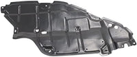 Set of 2 Front Engine Splash Shield Under Cover Plastic Left Driver & Right Passenger Side Direct Replacement Compatible with 2007-2010 Toyota Camry TO1228135 TO1228134