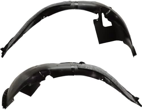Set Of 2 Front Fender Liner Plastic Left Driver & Right Passenger Side Direct Replacement Compatible With 2019-2020 Hyundai Elantra HY1249177 HY1248177 86812F3500 86811F3500