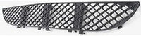 Front Bumper Center Grille Primed Plastic Direct Replacement Compatible With 2000-2002 Mercedes Benz E-Class MB1036101 2108850053