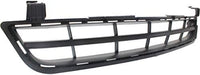 Front Bumper Grille Textured Dark Gray Plastic Direct Replacement Compatible With 2013 Chevrolet Malibu GM1036149 22869137