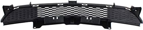 Front Bumper Grille Textured Gray Direct Replacement Compatible With 2011-2014 Dodge Charger CH1036113 68092605AA