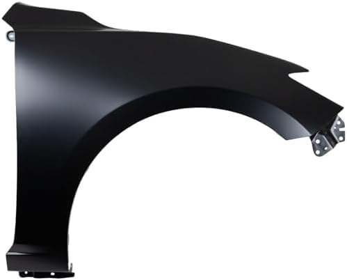 Front Fender Primed Steel Right Passenger Side Without Signal Light Hole Direct Replacement Compatible With 2014-2018 Mazda 3 MA1241172 BJS752111