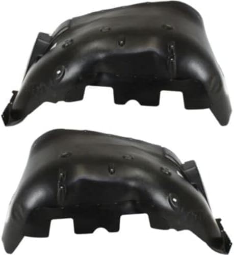 Set Of 2 Front Fender Liner Left Driver & Right Passenger Side Direct Replacement Compatible With 2011-2014 GMC Sierra / 2500HD 3500HD GM1249233 GM1248233 22739803 22739802