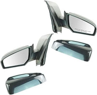 Set Of 2 Front Power Mirror Non-Folding Non-Heated Primed Left Driver & Right Passenger Side Direct Replacement Compatible With 2007-2012 Nissan Sentra NI1320167 NI1321167