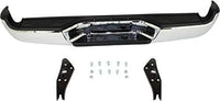 Rear Step Bumper Assembly Chrome Steel Direct Replacement Compatible With 2005-2015 Toyota Tacoma TO1103113 5215104061-PFM