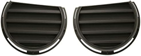 Set Of 2 Front Fog Light Cover Textured Left Driver & Right Passenger Side Direct Replacement Compatible With 2006-2011 Chevrolet HHR GM1039111 GM1038111 22714710 22714709