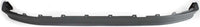 Front Bumper Chrome without Air Holes + Molding + Lower Valance Panel Textured Direct Replacement Compatible With Ford F-150 / Bronco 1992-1996 FO1002237 FO1057220 FO1095154