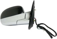 Front Power Folding Mirror Heated Chrome Base With Paintable Cap Right Passenger Side Direct Replacement Compatible With Cadillac Escalade 2007-2014 GM01ER-S 25776162