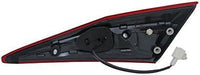 Tail Light Inner Assembly Left Driver Side Direct Replacement Compatible With 2016-2021 Honda Civic HO2802112 34155TBAA01