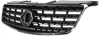 Front Grille Chrome Shell With Painted Dark Gray Insert Direct Replacement Compatible With 2005-2006 Nissan Altima NI1200213 62070ZB000