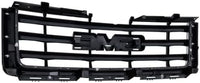 Front Grille Chrome Shell With Painted Black Insert Direct Replacement Compatible With 2007-2013 GMC Sierra 1500 GM1200573 22761792