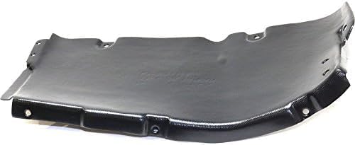 Front Fender Liner Cover Liner Extension Plastic Right Passenger Side Direct Replacement Compatible With 2002-2008 BMW 7-Series BM1251131 51717027448