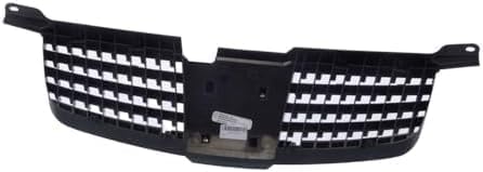 Front Grille Gray Shell And Insert Plastic Direct Replacement Compatible With 2004-2006 Nissan Sentra NI1200214 NI1200218 620706Z500 620706Z51A