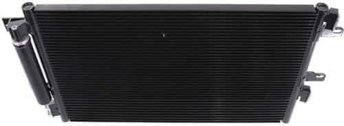 Front AC Condenser Aluminum Core Direct Replacement Compatible With 2007-2017 Jeep Patriot / 2010-2012 Dodge Caliber / 2011-2017 Compass CH3030246 68078975AB