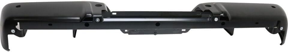 Step Bumper Face Bar Primed Steel With Reinforcement & Object Sensor Holes Direct Replacement Compatible With 2008-2016 Ford F-Series Super Duty FO1102370 9C3Z17906CPTM