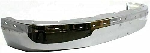 Front Bumper Steel + Upper Cover Textured + Bracket Right & Left Side Direct Replacement Compatible With 2003-2023 Chevrolet Express & GMC Savana 2500 3500/2003-2014 1500 GM1000693