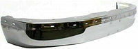 Front Bumper Steel + Upper Cover Textured + Bracket Right & Left Side Direct Replacement Compatible With 2003-2023 Chevrolet Express & GMC Savana 2500 3500/2003-2014 1500 GM1000693