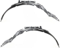 Set Of 2 Front Fender Liner Plastic Left Driver & Right Passenger Side Direct Replacement Compatible With 2007-2012 Mitsubishi Eclipse MI1251107 MI1250107 5370A774 5370A773