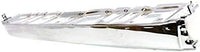 Rear Step Bumper Face Bar Chrome Steel Direct Replacement Compatible With 1999-2002 Toyota 4Runner TO1102228 5210535360